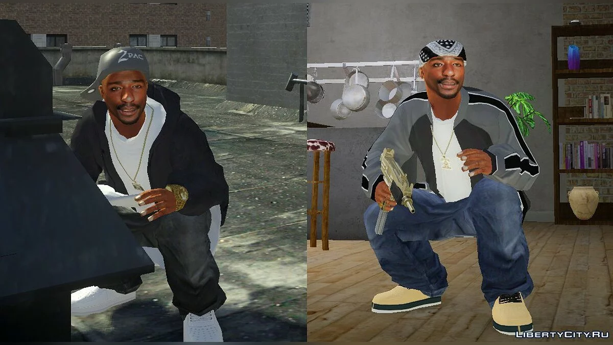 Тупак Амару Шакур в пам'ять / GTA 4