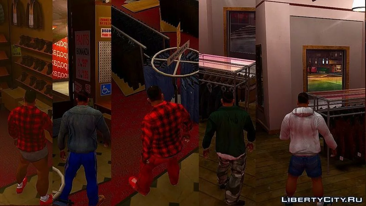 Carl Johnson (CJ) Spieler + Stimme und Kleidung / GTA 4