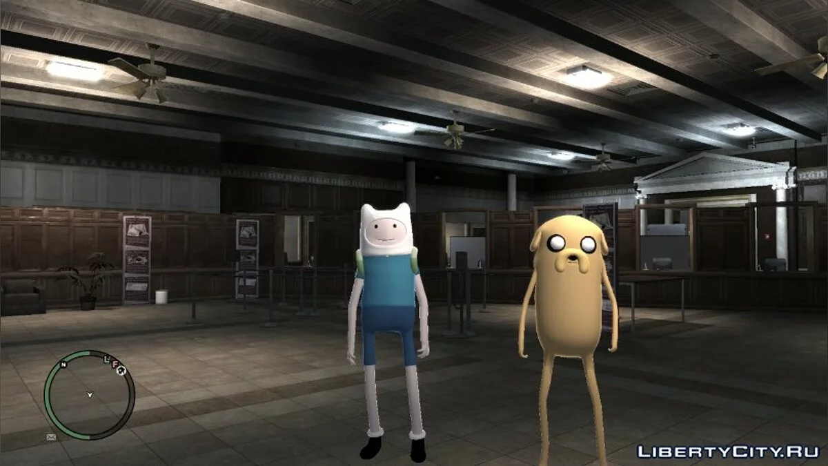 Finn and Jake from