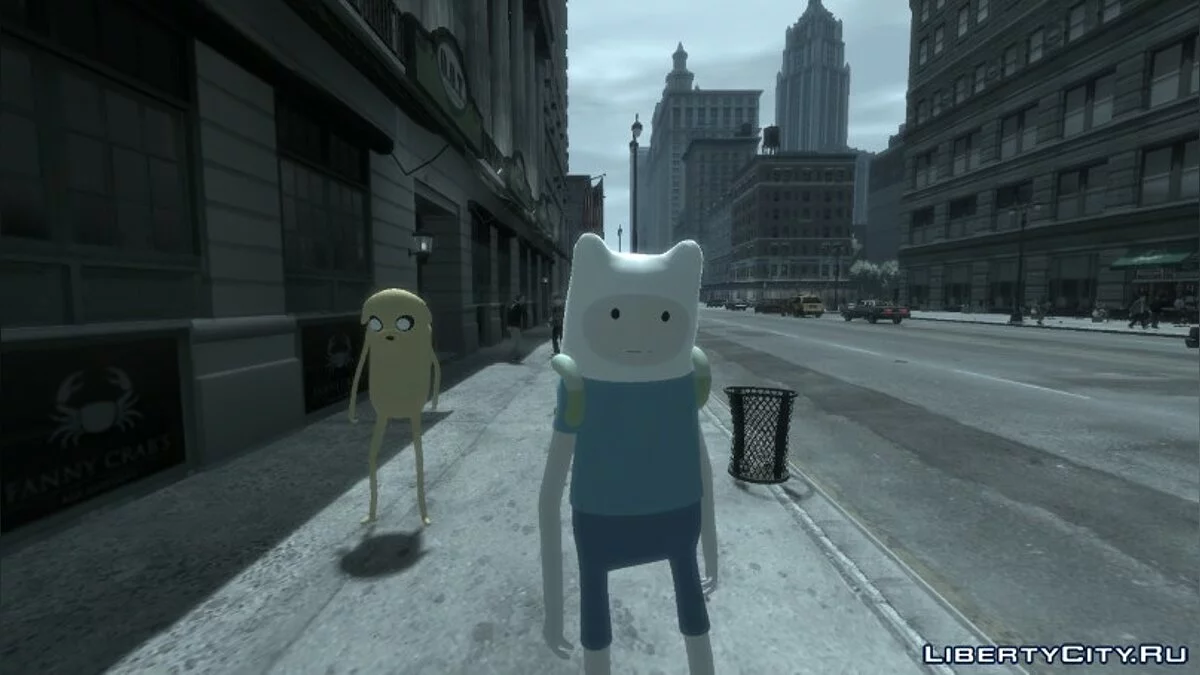 Finn and Jake from