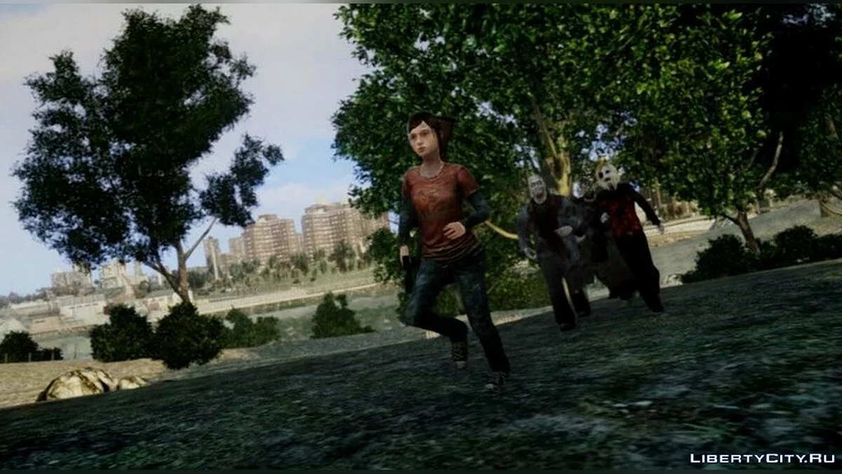 إيلي من لعبة ذا لاست أوف أس / جي تي إيه 4