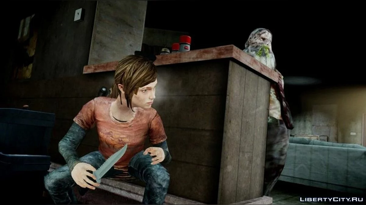 إيلي من لعبة ذا لاست أوف أس / جي تي إيه 4