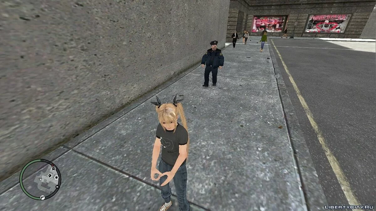 Mary Rose dari permainan Dead Or Alive 5: Ultimate / GTA 4