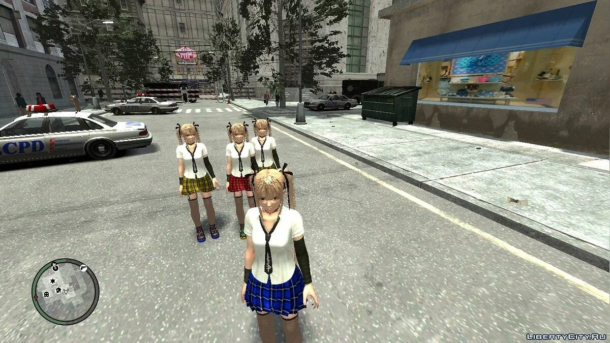 Marie Rose en traje de colegiala / GTA 4
