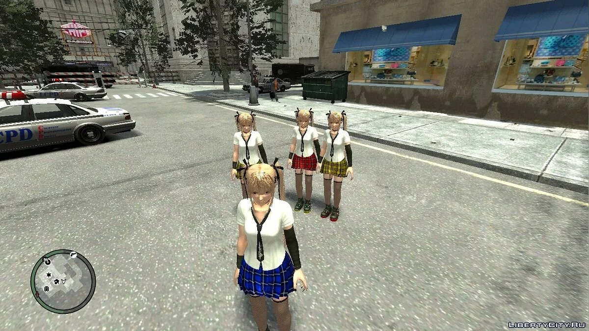 Marie Rose en traje de colegiala / GTA 4