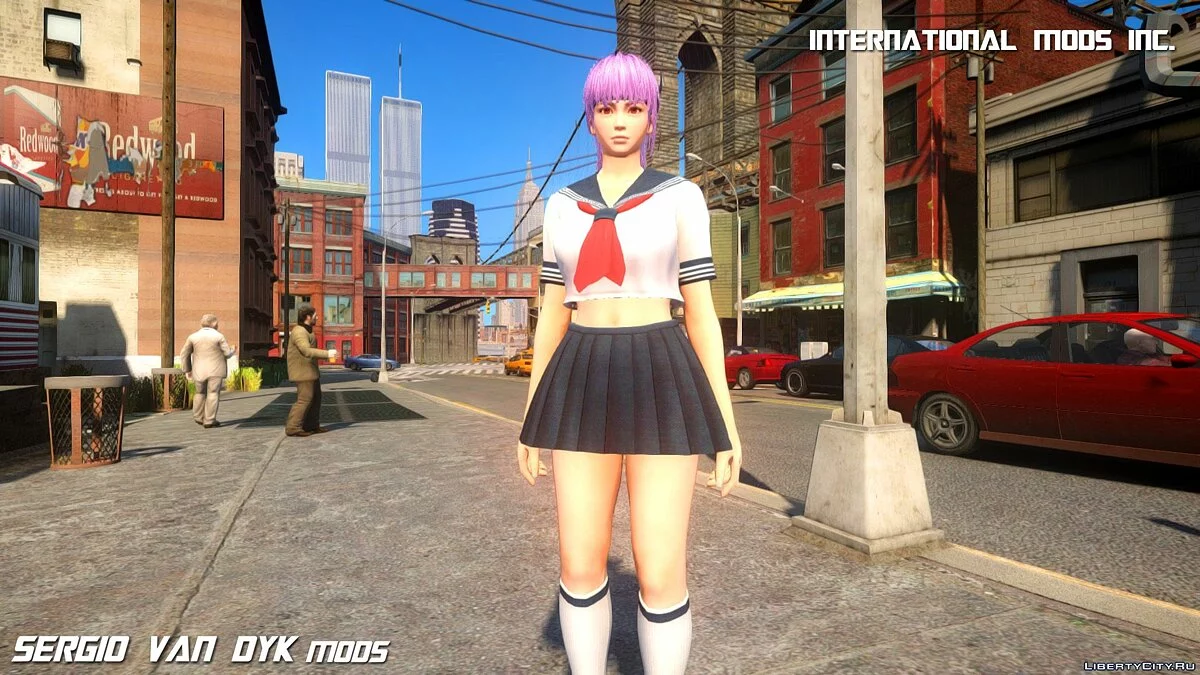 Ayane dalam seragam sekolah / GTA 4