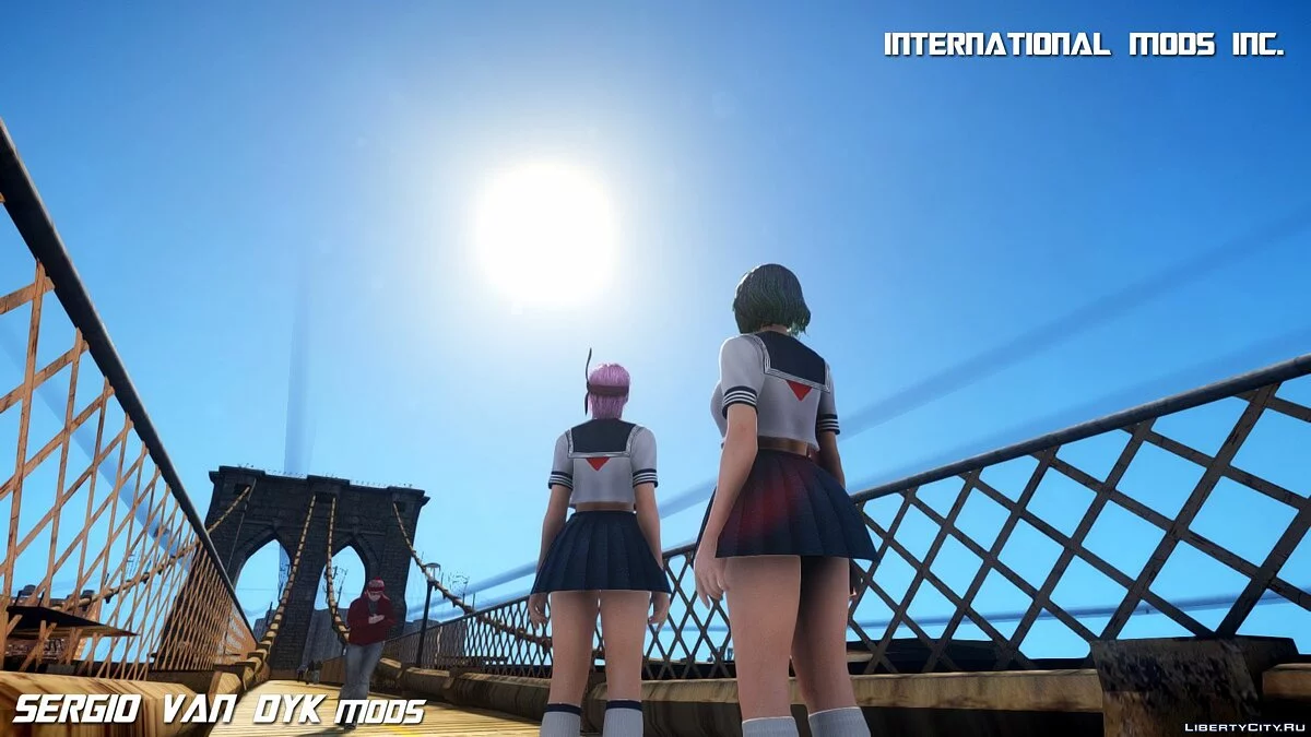 Ayane dalam seragam sekolah / GTA 4
