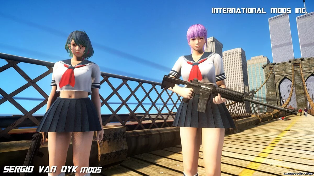 Ayane dalam seragam sekolah / GTA 4