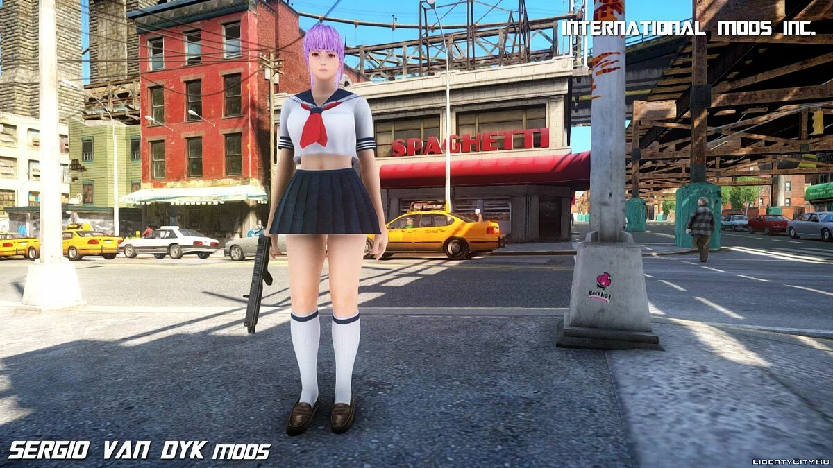Ayane dalam seragam sekolah / GTA 4
