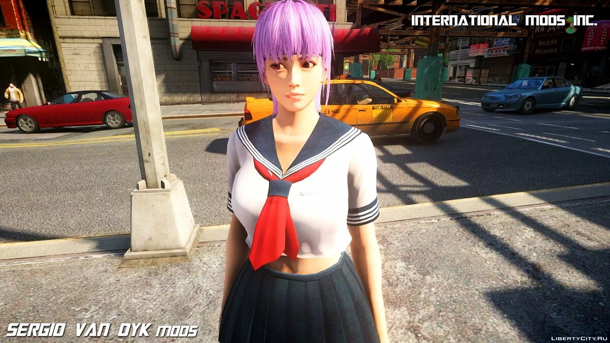 Ayane dalam seragam sekolah / GTA 4