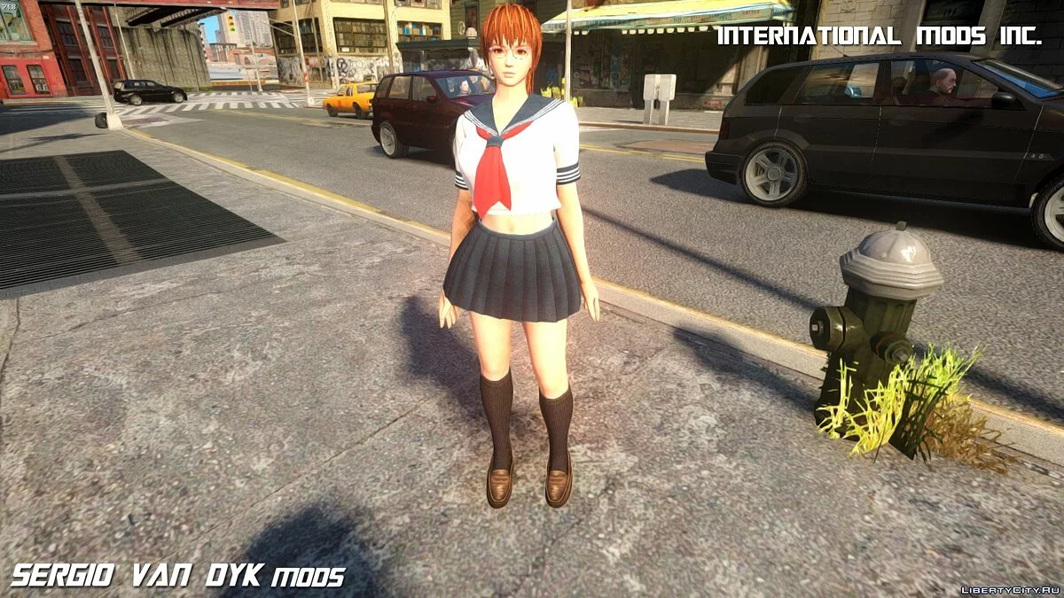 Kasumi en uniforme escolar / GTA 4