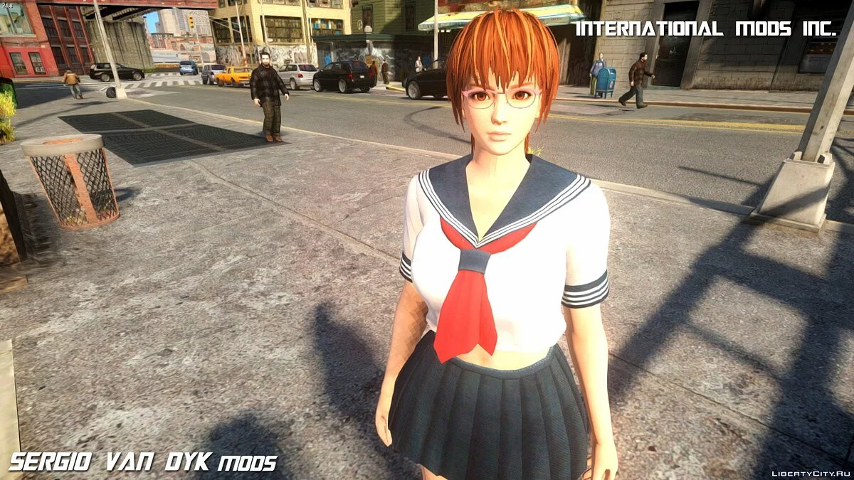 Kasumi en uniforme escolar / GTA 4