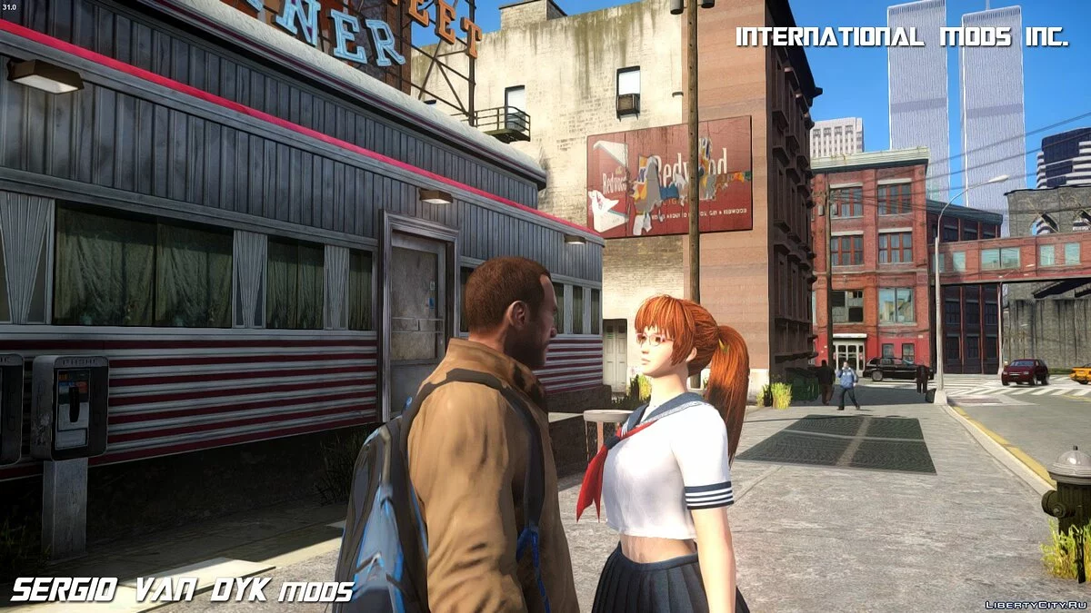 Kasumi en uniforme escolar / GTA 4