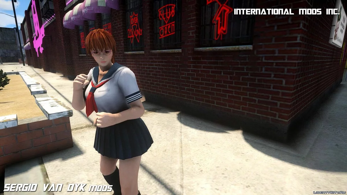 Kasumi en uniforme escolar / GTA 4