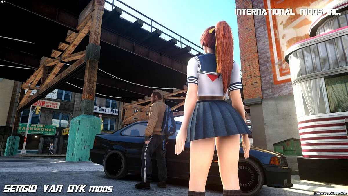 Kasumi en uniforme escolar / GTA 4