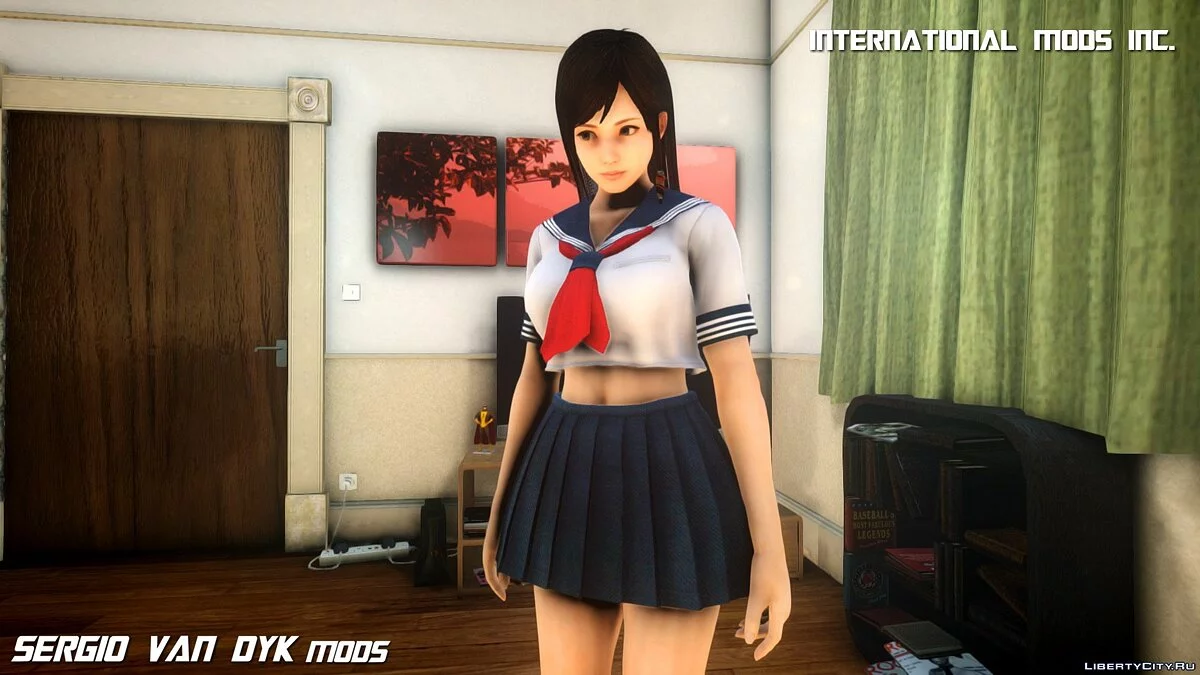 Kokoro en uniforme scolaire / GTA 4