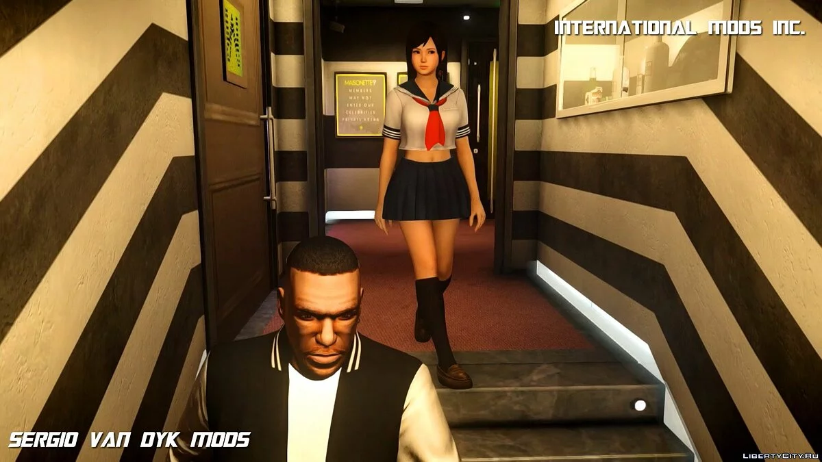 Kokoro en uniforme scolaire / GTA 4