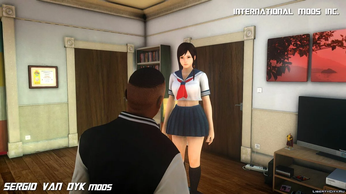 Kokoro en uniforme scolaire / GTA 4