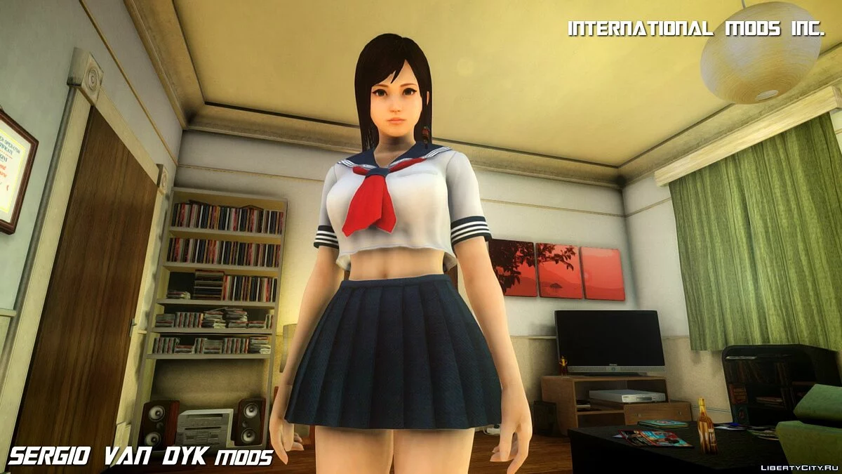 Kokoro en uniforme scolaire / GTA 4