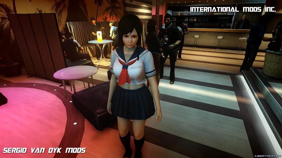 Kokoro en uniforme scolaire / GTA 4
