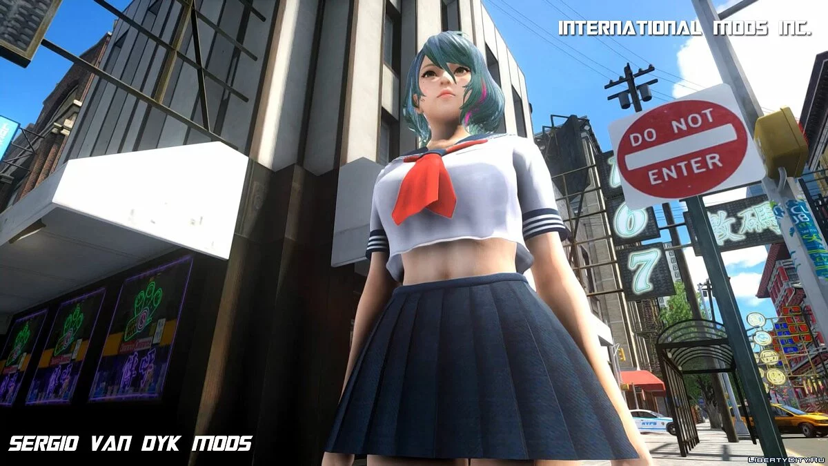 Tamaki in School Uniform / GTA 4