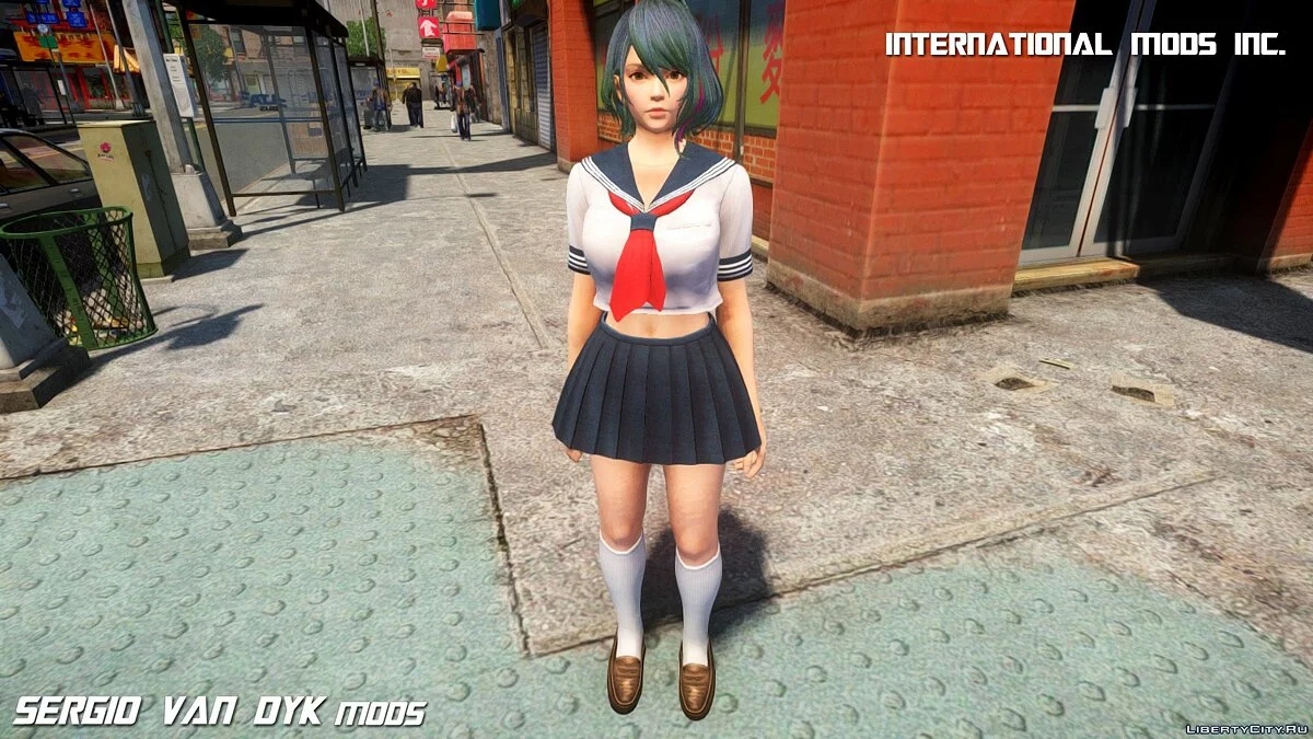 Tamaki in School Uniform / GTA 4