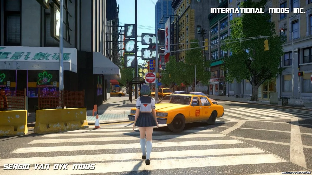 Tamaki in School Uniform / GTA 4