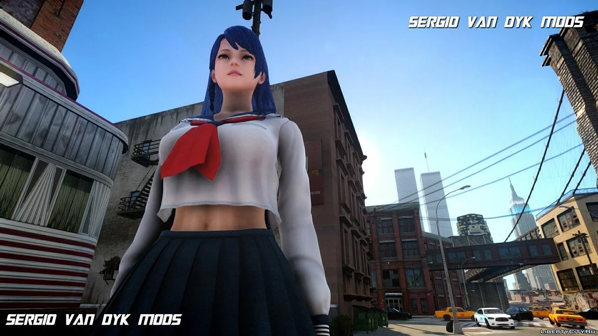 Lobelia in School Uniform from Dead or Alive Xtreme: Venus Vacation / GTA 4