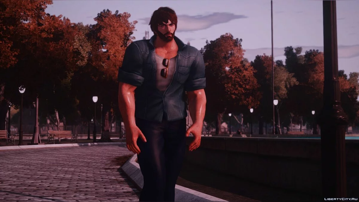 Shaheen aus Tekken7 in Freizeitkleidung / GTA 4