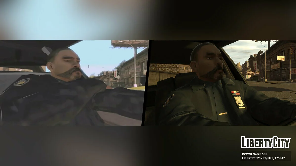 Policías de la versión beta del juego / GTA 4