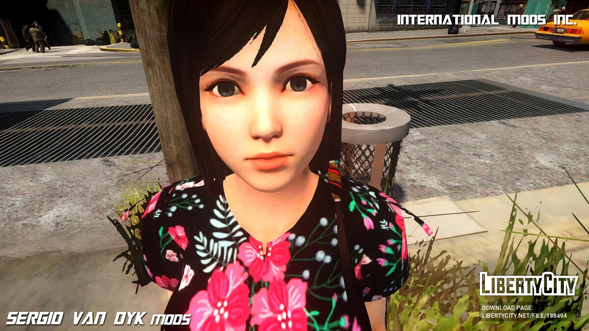 Kokoro de Dead Or Alive con un vestido / GTA 4