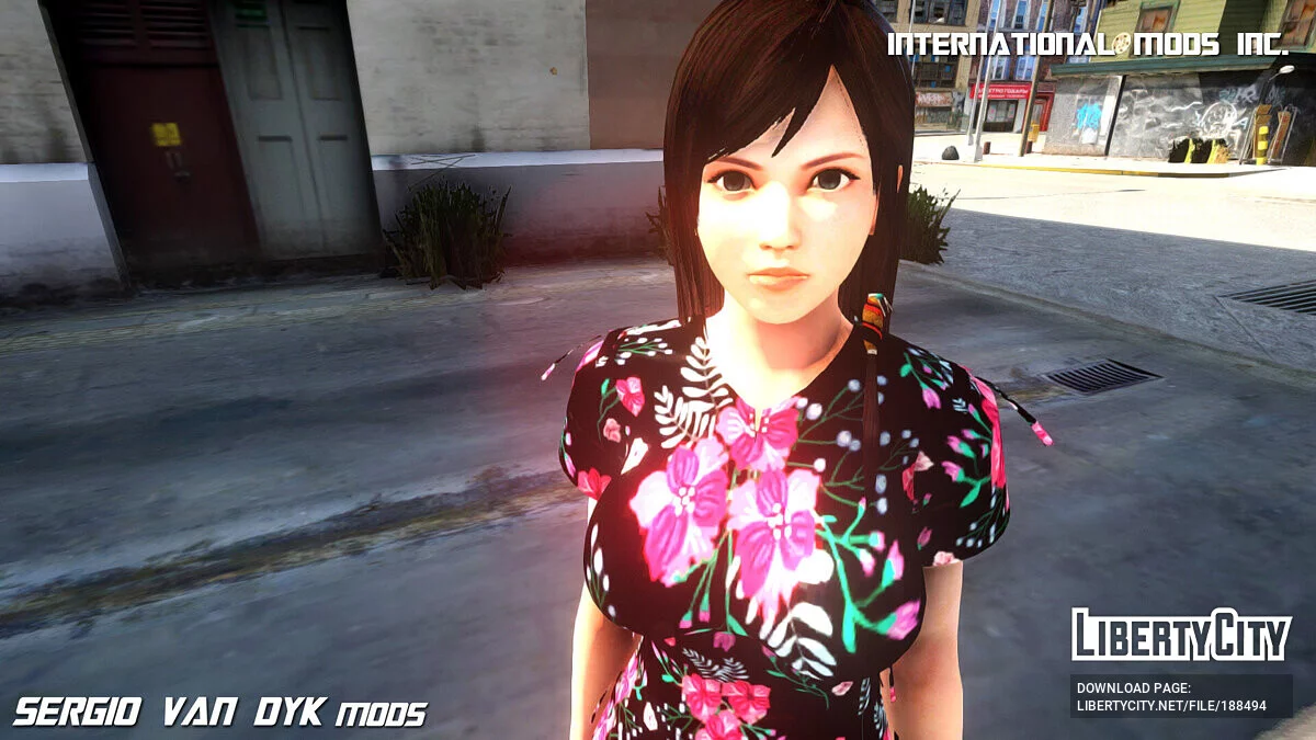 Kokoro de Dead Or Alive con un vestido / GTA 4
