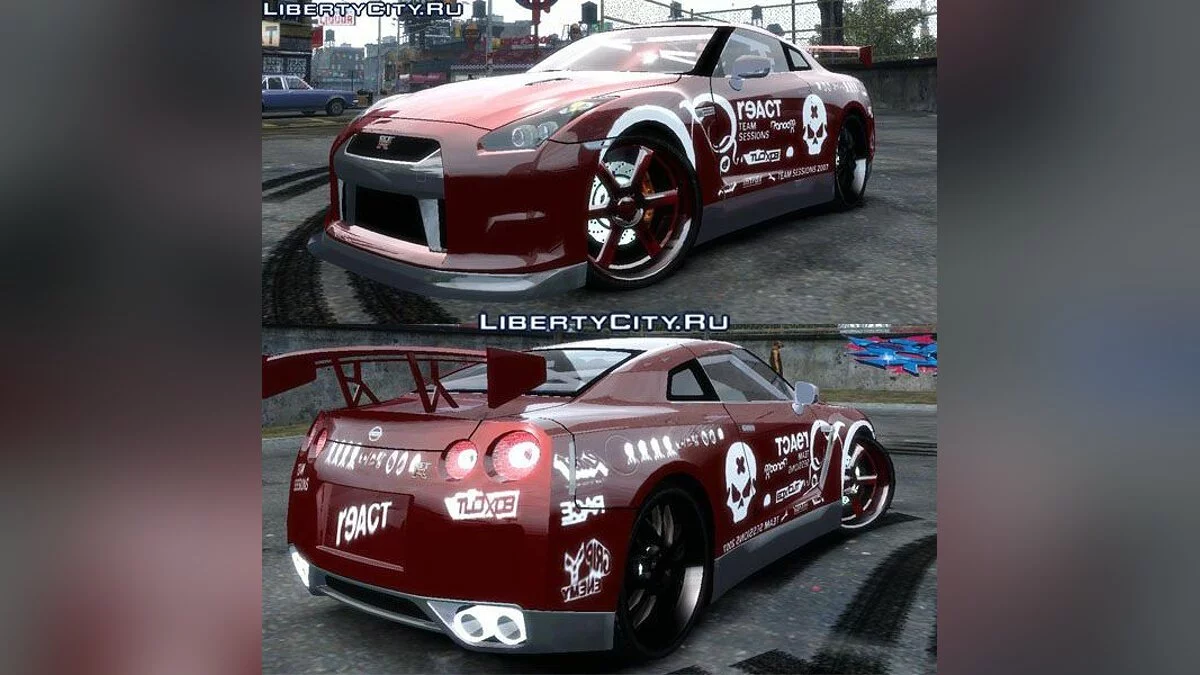 Nissan GTR 35 rEACT / GTA 4