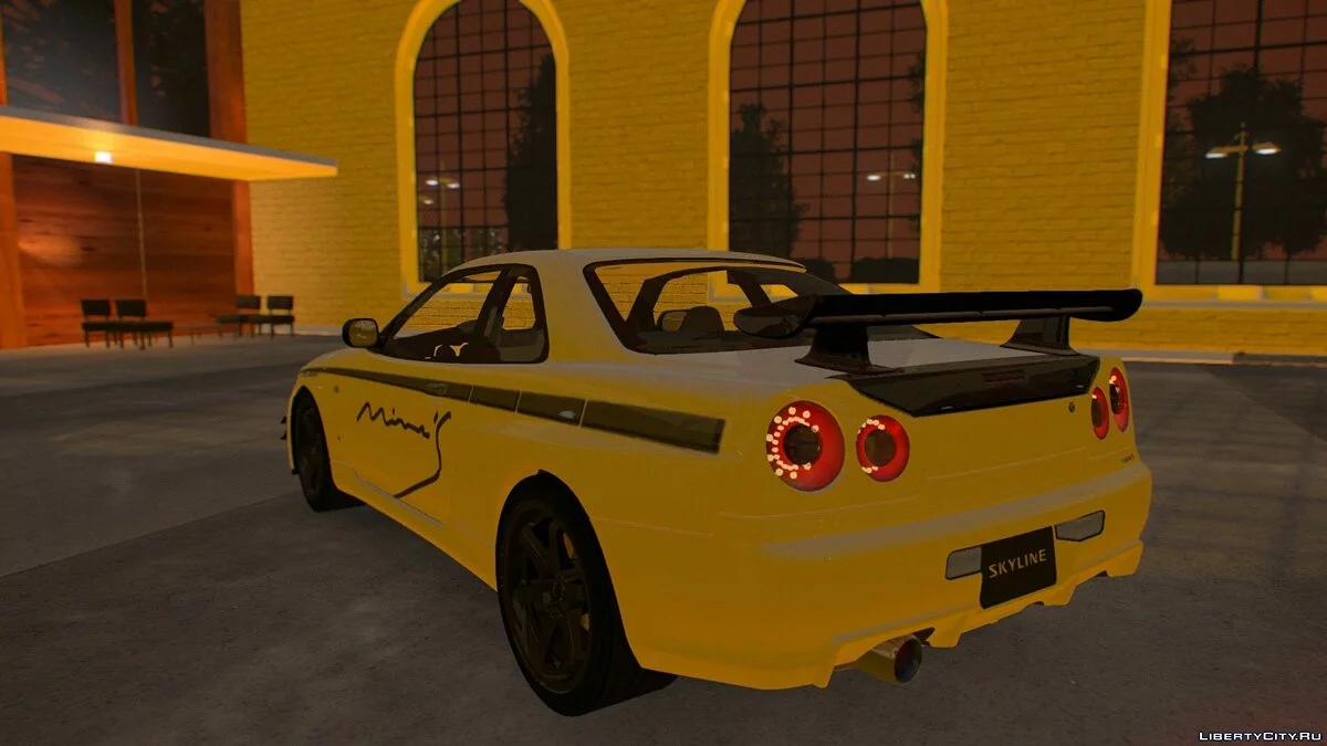 Nissan Skyline R34 de Mine / GTA 4