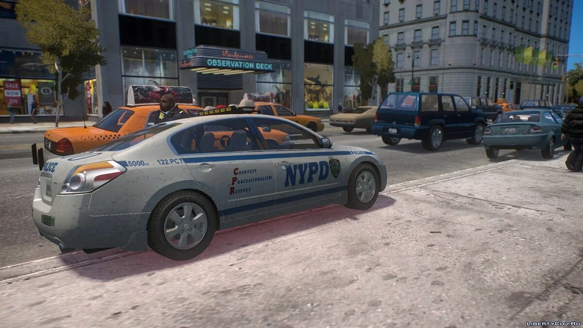 Nissan Altima Hybrid NYPD [Non-ELS] / GTA 4