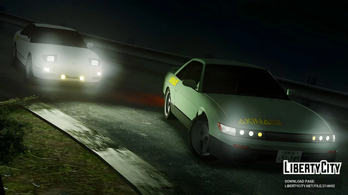 Nissan Silvia K'S [S13] (Initial D) V2.0 / GTA 4