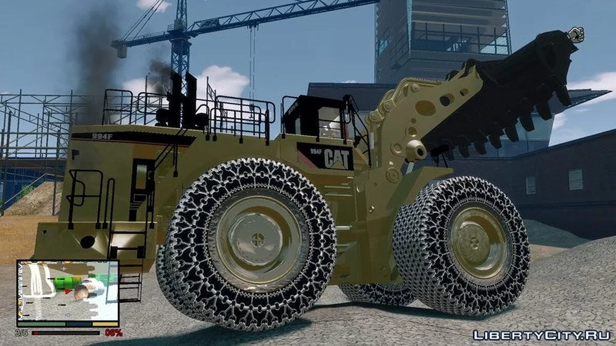 CAT 994F World's Big Chains Wheel Loader 3.0 / GTA 4