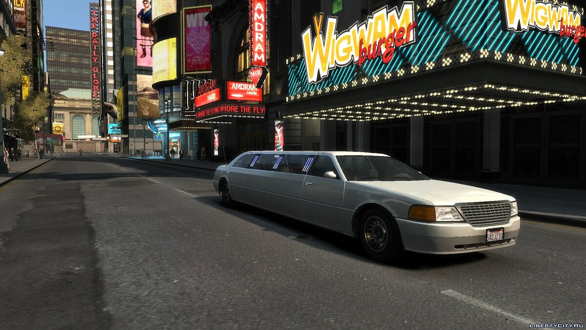 GTA 3: Special & Unique GTA Vehicles - Black Stretch/Limo 