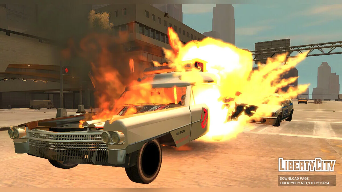 Ghost Hunters' Car (Ecto-1) / GTA 4