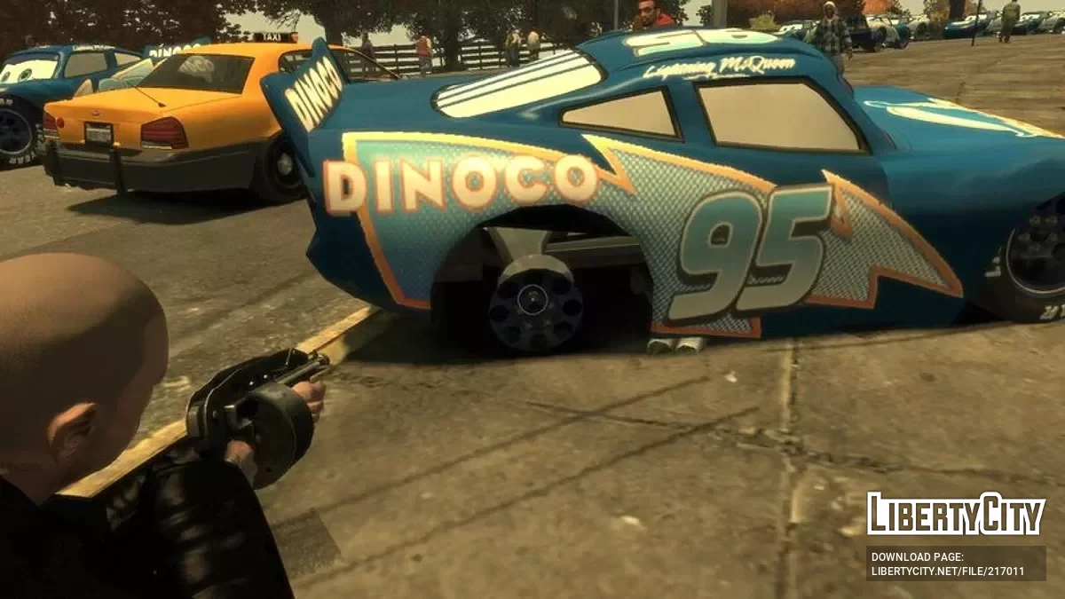 Blu-Ray Dinoco Lightning McQueen / GTA 4