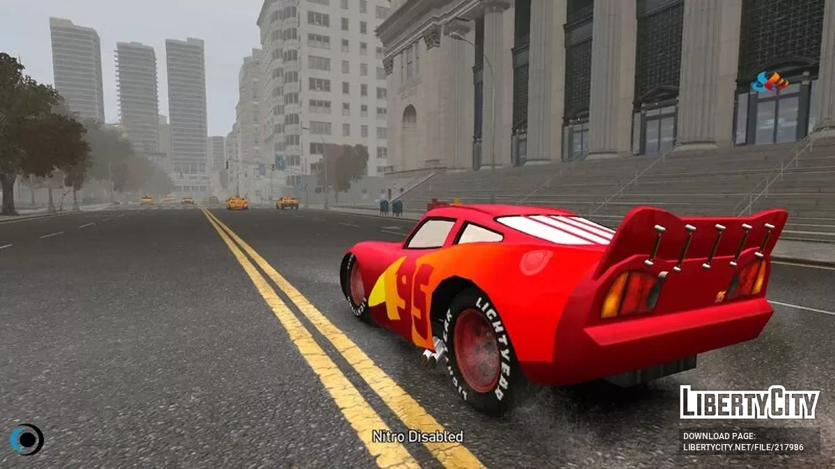 Cars en la Carretera Rayo McQueen / GTA 4