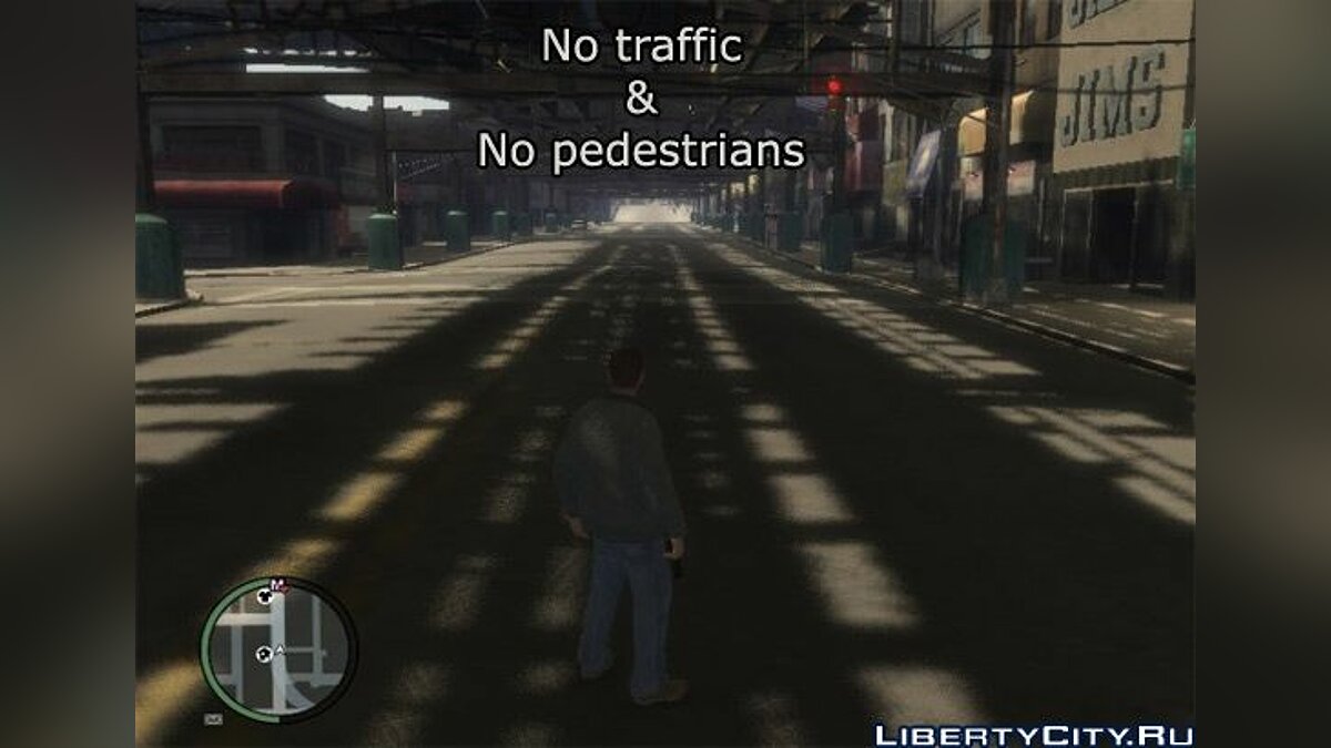 No traffic and no pedestrians for GTA 4 - Картинка #1