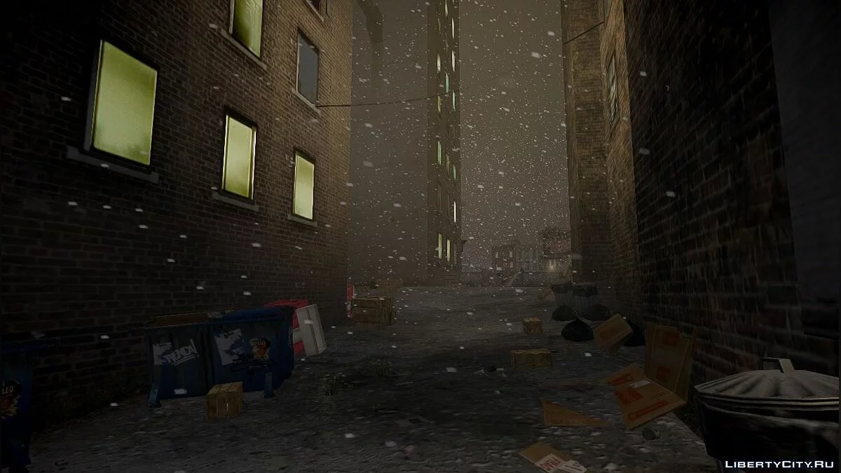 Snowfalls v2.0 Різдвяне видання [GTA IVEFLC] / GTA 4
