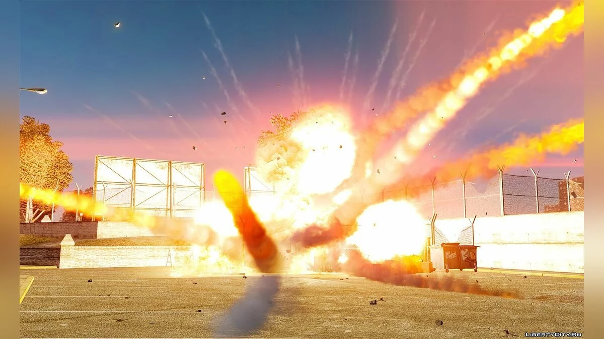 New Fire and Explosion Settings / GTA 4