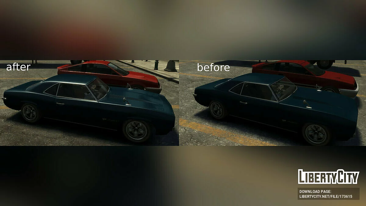 Покращені відображення автомобілів / GTA 4