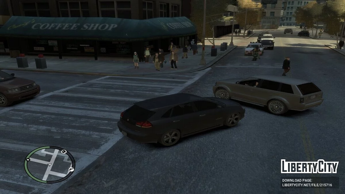 Improved graphics and realistic atmosphere / GTA 4