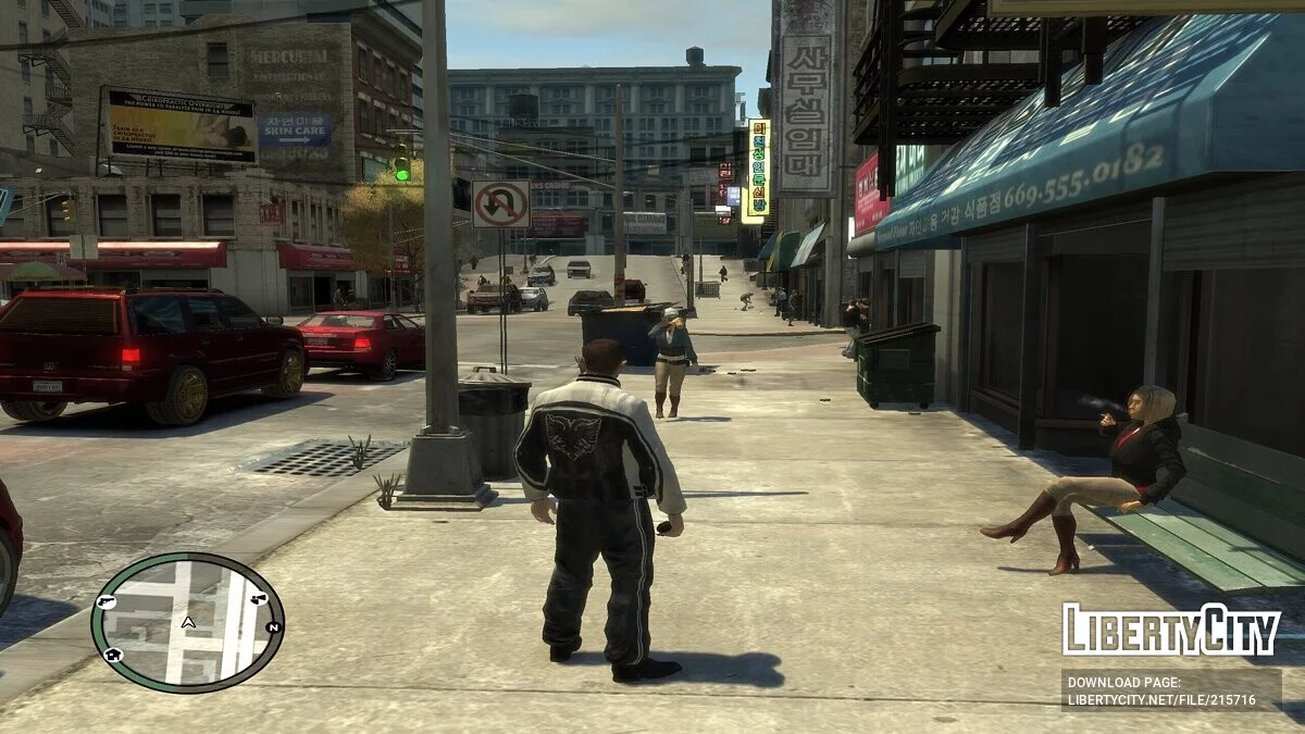 Improved graphics and realistic atmosphere / GTA 4