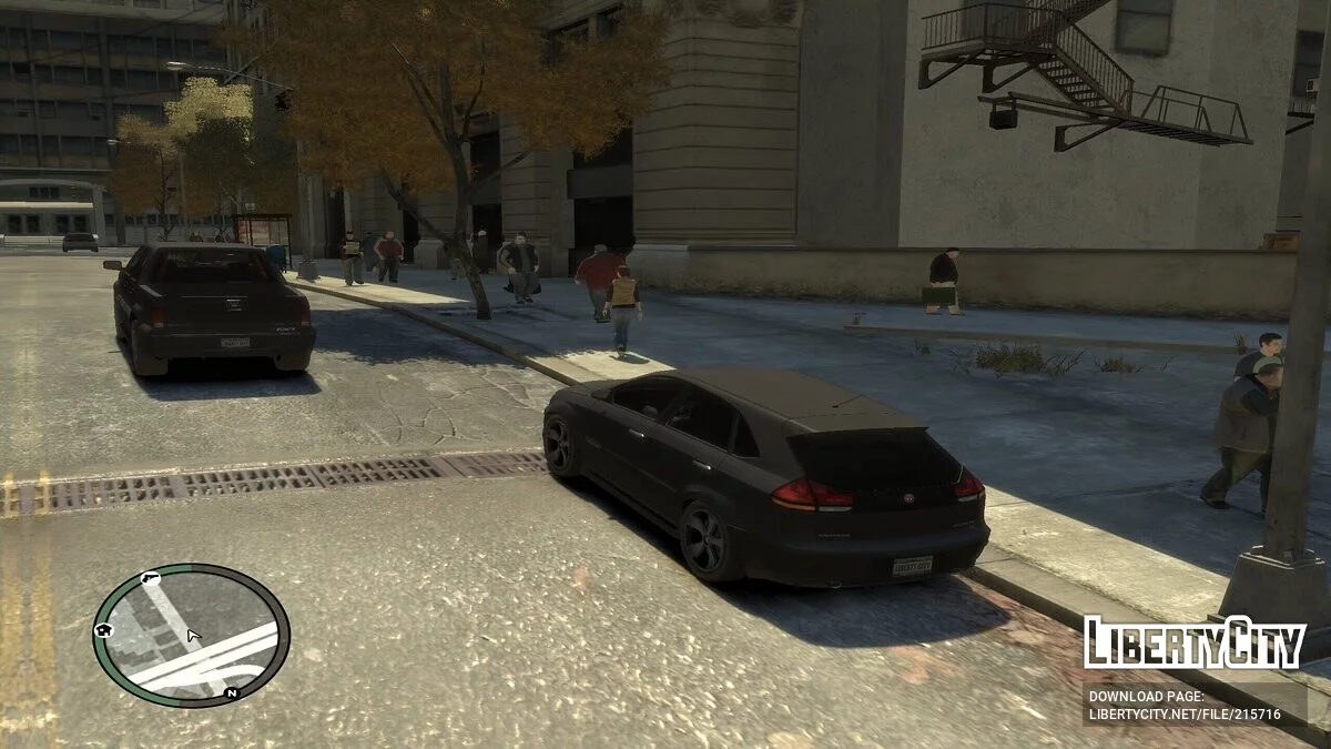 Improved graphics and realistic atmosphere / GTA 4