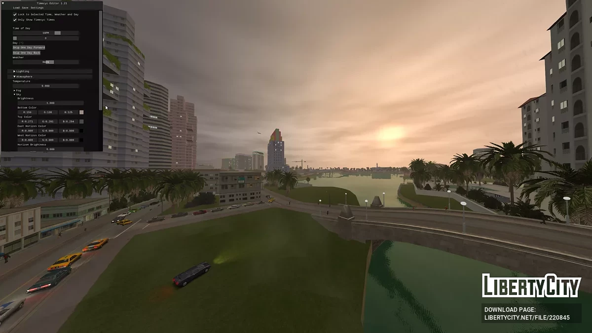 Timecyc المحسّن لـ GTA VC: NextGen Edition / جي تي إيه 4