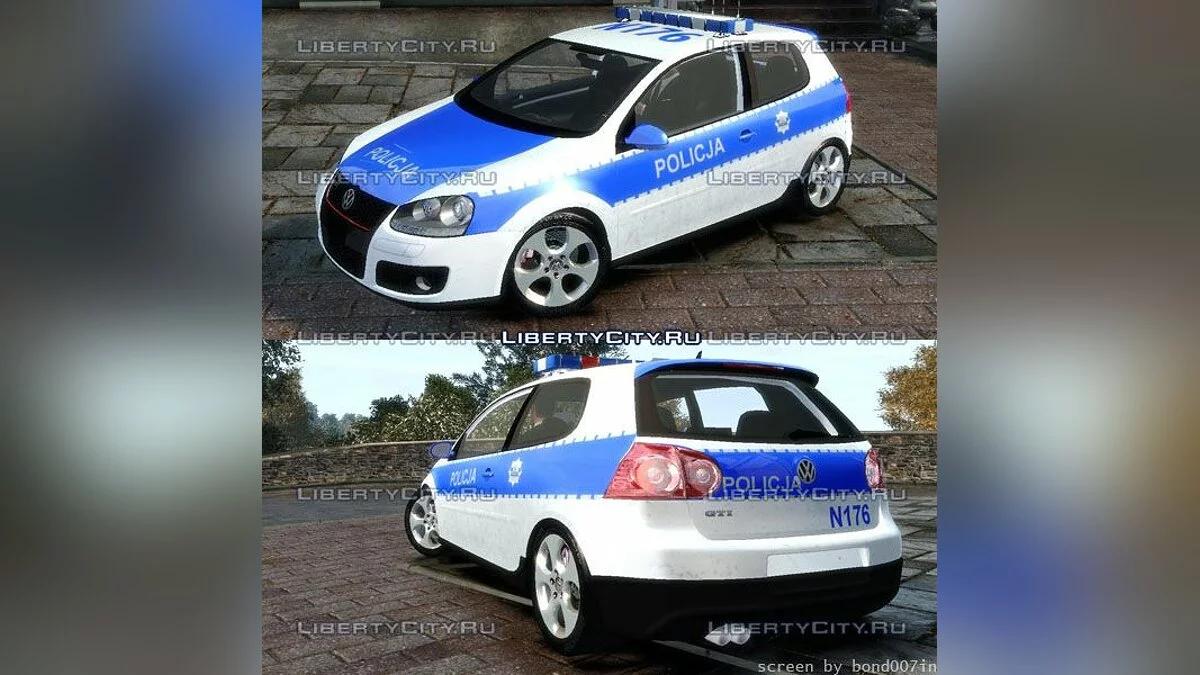 Volkswagen Golf 5 GTI police / GTA 4